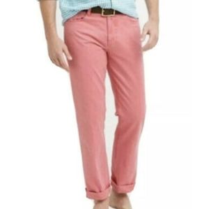 VINEYARD VINES Whale Men's Salmon Pink Pants 30x32